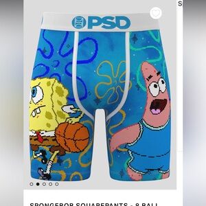 Men’s PSD Boxer Briefs-“ SpongeBob 8 Ball” Sz Med